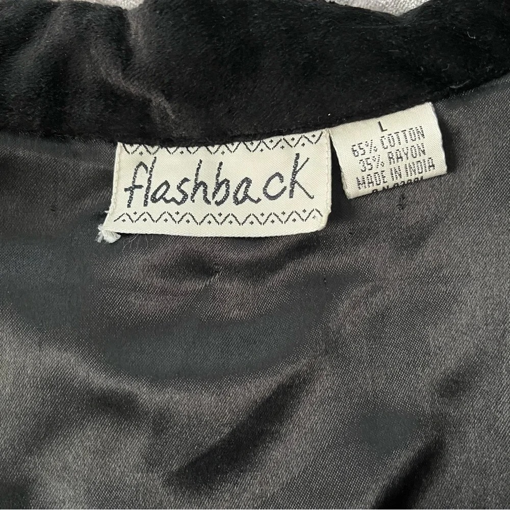 Flashback Deadstock Velvet and Tapestry Mixed Media Patchwork Jacket, Sz L - Picture 15 of 15